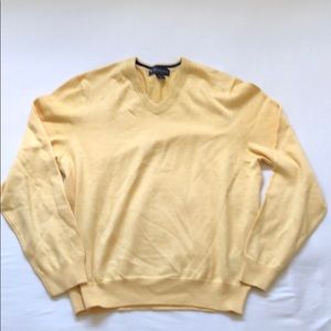 Brooks Brothers Supima Cotton V-Neck Sweater